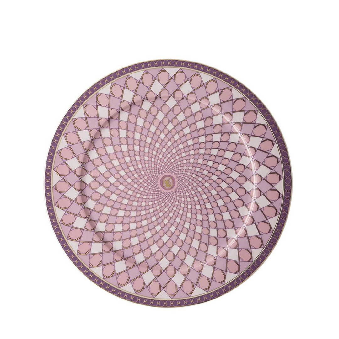 Signum Rose Pembe Porselen Servis Tabağı 33 cm