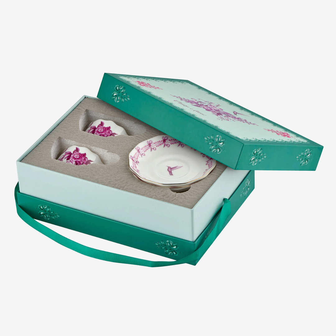 Chiara Alessi Primavera Pembe Porselen Kahve Fincan Seti 120 Ml