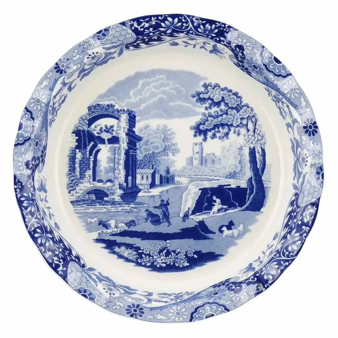 Blue Italian Yuvarlak Turta Servis - 26 cm