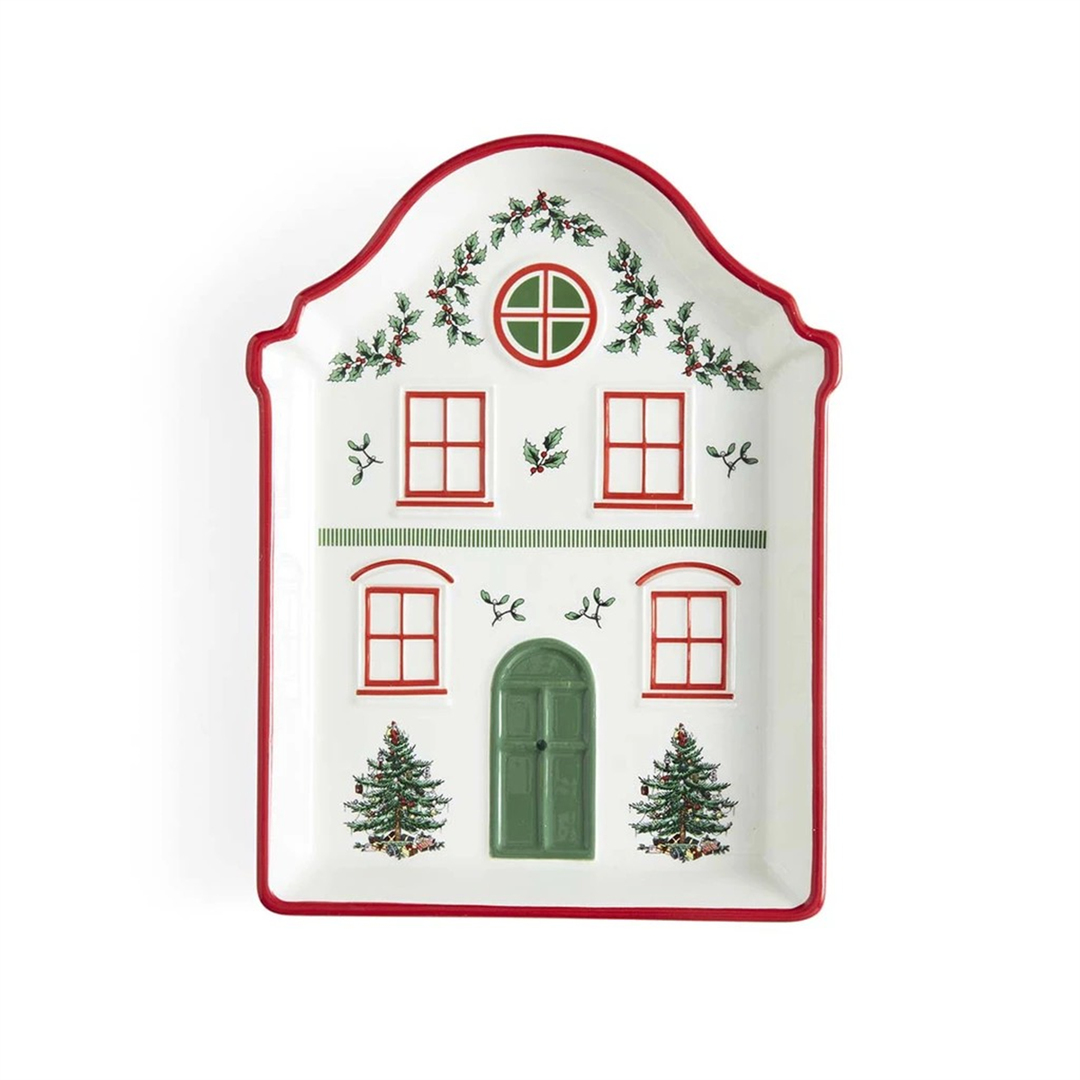 Christmas Tree Village Red Tabak