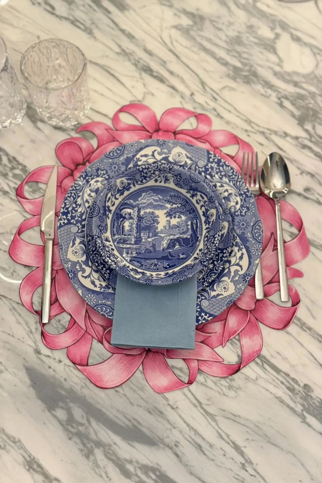 Pink Loop Placemat Set of 6