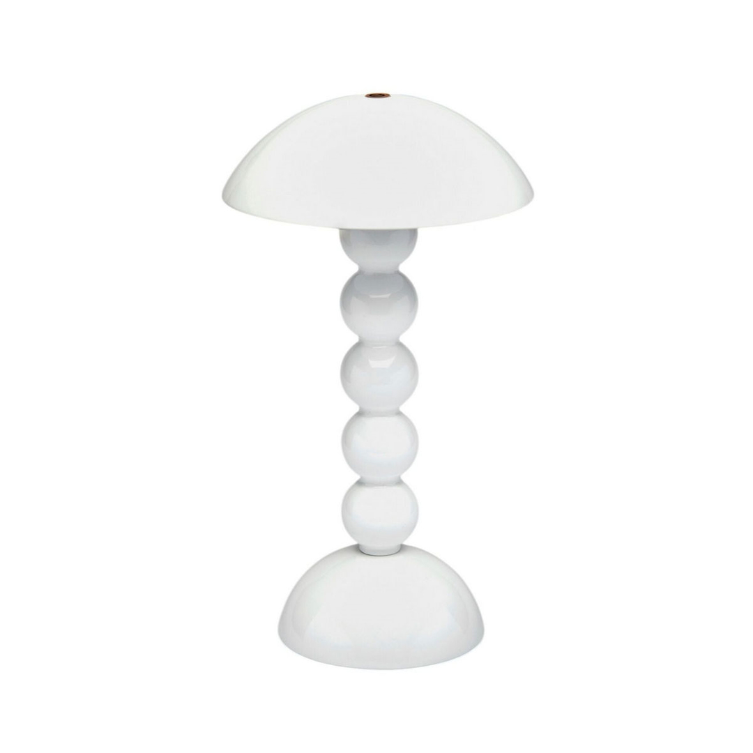 Bobbin LED Beyaz Şarjlı LED Masa Lambası