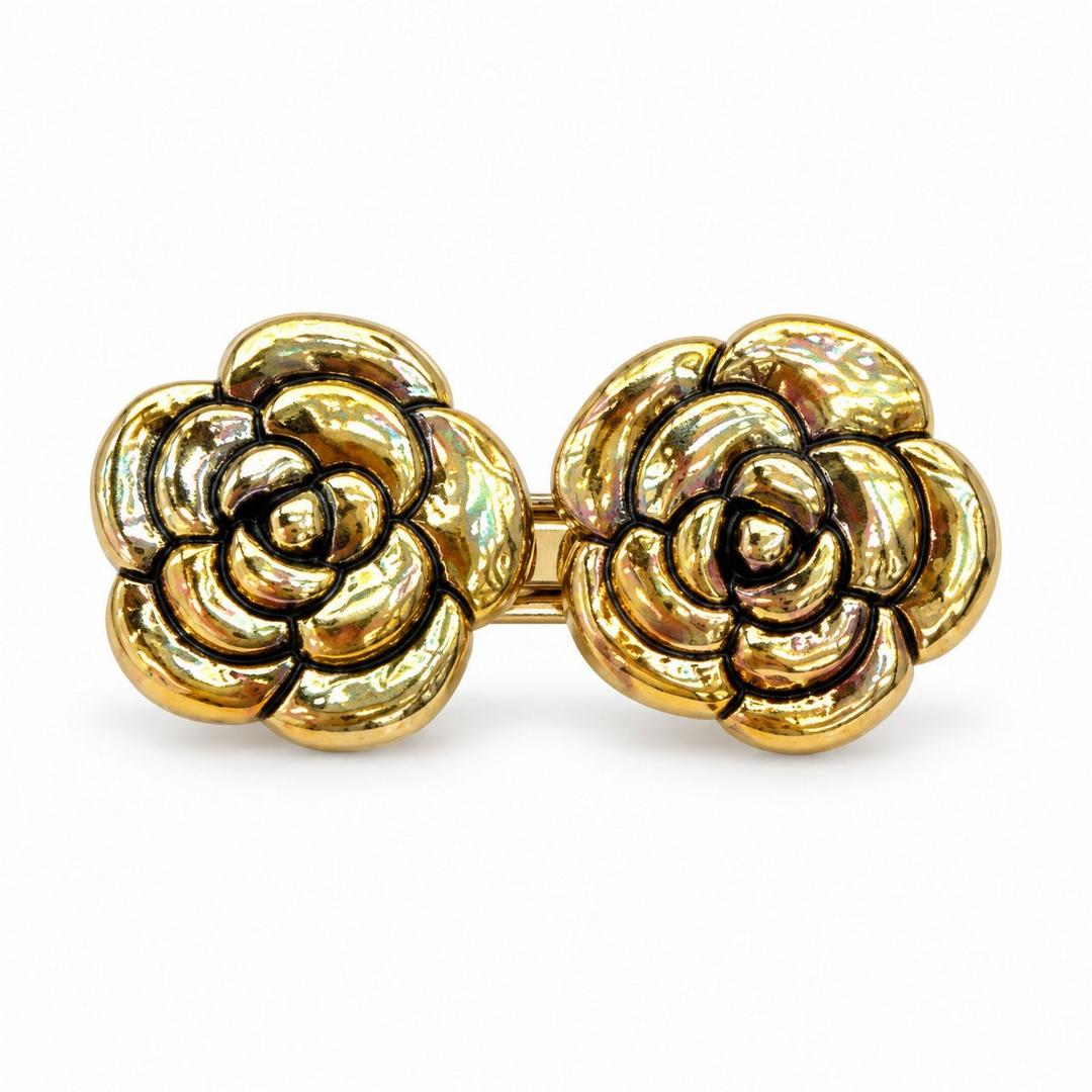 Rosette Duo  Gül Formlu Saç Tokası 2'li Set