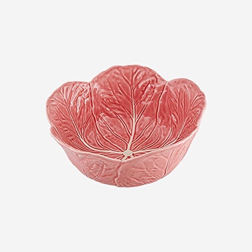 BORDALLO PINHEIRO Cabbage Pembe Seramik Servis Kasesi 29,5 Cm