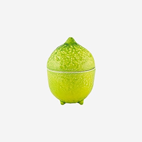 BORDALLO PINHEIRO Lemon Sarı Seramik Saklama Kabı 11 Cm