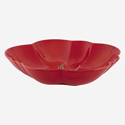 BORDALLO PINHEIRO Tomato Kırmızı Seramik Servis Kasesi 34 Cm