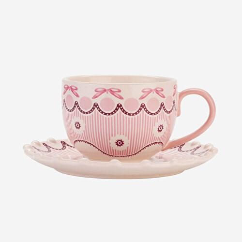 CATH KIDSTON Fields Pembe Stoneware Çay Fincanı 200 Ml
