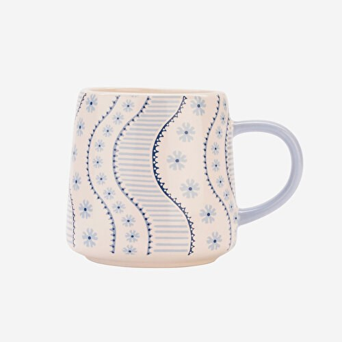 CATH KIDSTON Fields Pembe Stoneware Kupa 340 Ml