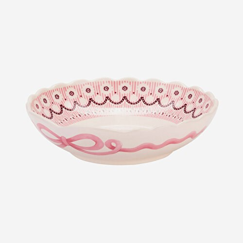 CATH KIDSTON Fields Pembe Stoneware Servis Kasesi 20,5 Cm