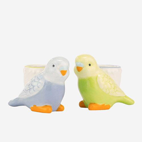 CATH KIDSTON Painted Table Mavi Seramik Yumurtalık 6,5X3,5 Cm
