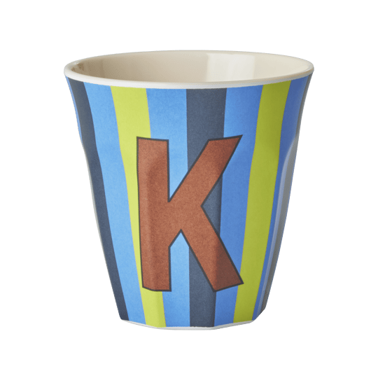 Melamine Striped Tumbler Blue - K