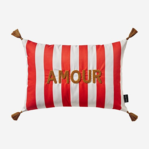 Chiara Alessi Amour Kırmızı Polyester Dekoratif Yastık 35X50 Cm