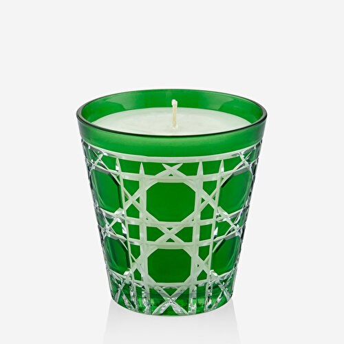Chiara Alessi Gloria Green Tea Yeşil Cam Mum 10 Cm