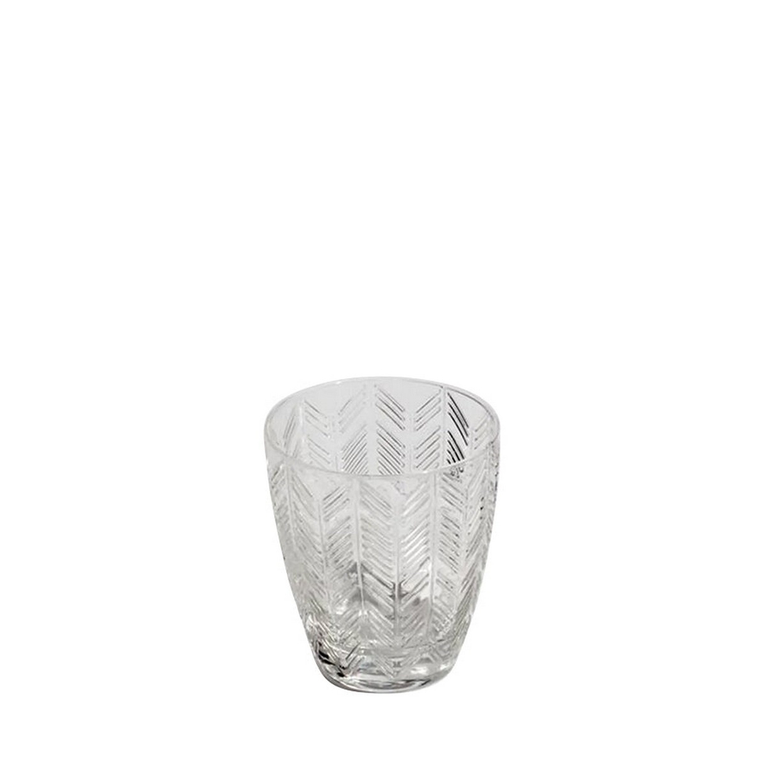 Zig Zag Transparent Kristal Su Bardağı