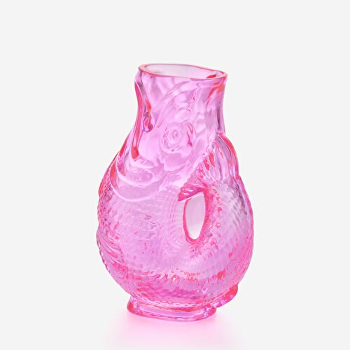 Gift Company Neon Pembe Cam Vazo 11X7x16 Cm