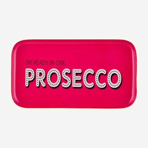 Gift Company Pembe Demir Prosecco Tepsi 21,6X0,9X11,6 Cm
