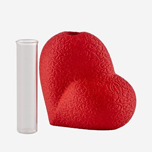 Hypno Casa Kırmızı Karbon Fiber Vazo 14,5 Cm