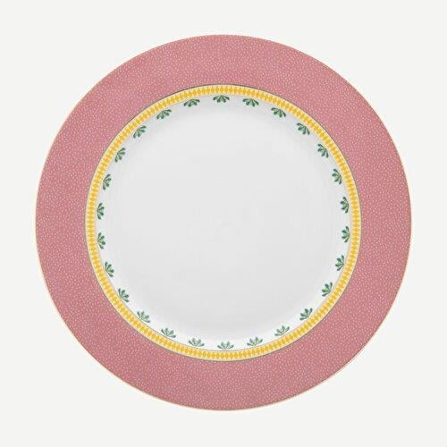 Pip Studio La Majorelle Pembe Porselen Yemek Tabağı 26,5 Cm