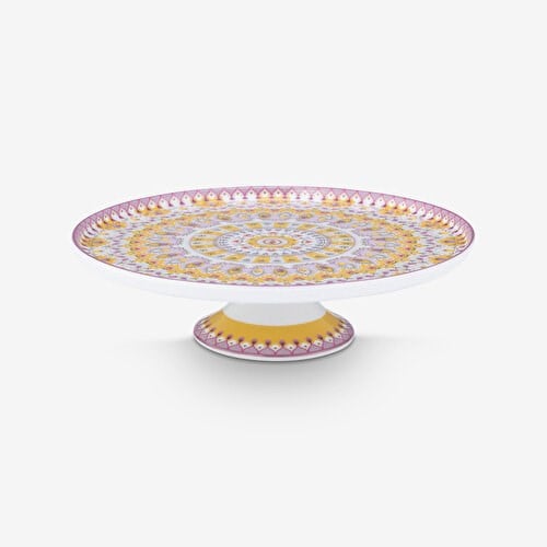 Pip Studio Lily & Lotus Sarı Porselen Kek Standı 21 Cm