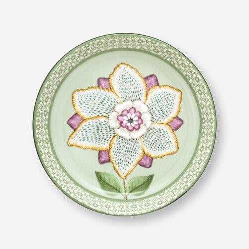 Pip Studio Lily & Lotus Yeşil Porselen Çay Tabağı 9 Cm