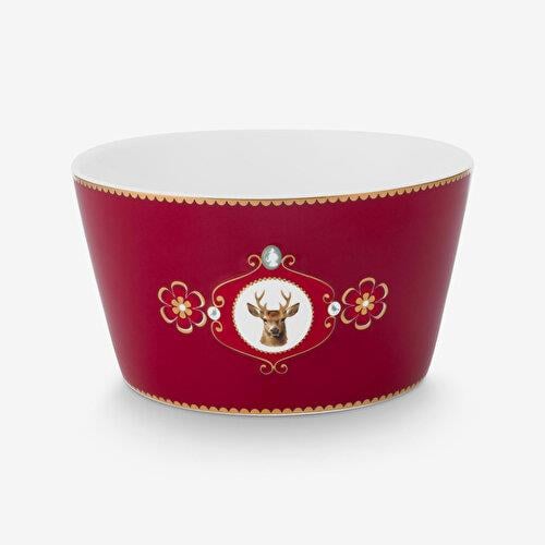 Pip Studio Love Birds Kırmızı Porselen Kase 15 Cm
