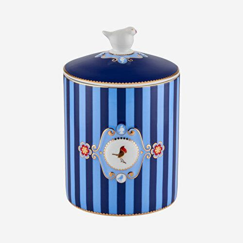 Pip Studio Love Birds Mavi Porselen Saklama Kabı 1300 Ml