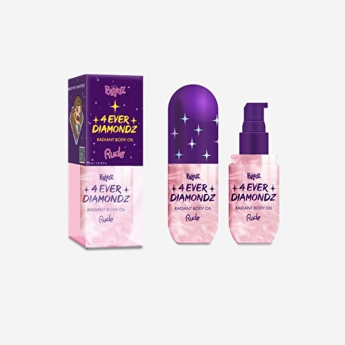 RUDE COSMETICS Bratz Pembe Bronz Işıltı Vücut Yağı