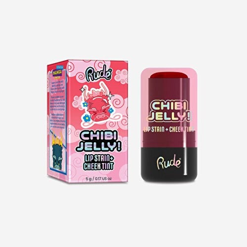 RUDE COSMETICS Chibi Manga Pembe Ruj