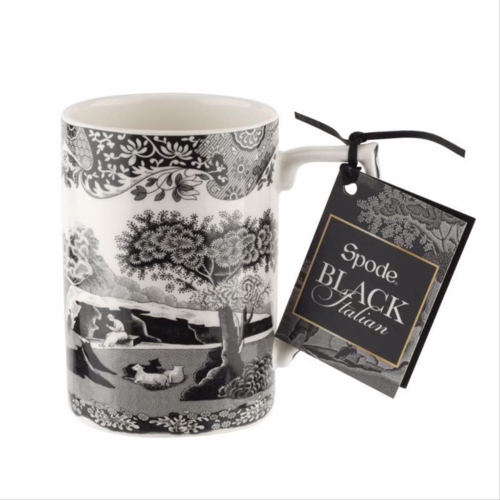 Spode Black Italian Mug 