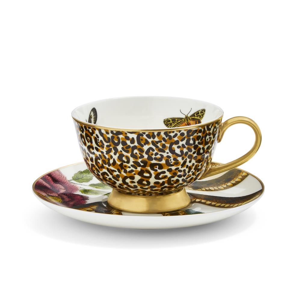 Spode Creatures of Curiosity Yılan&Leopar Çay Fincanı