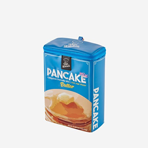 Yup! Mavi Vegan Deri Pancake Makyaj Çantası 18X12x6 Cm