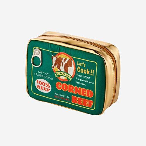 Yup! Yeşil Vegan Deri Barbekü Makyaj Çantası 11,5X16x5,5 Cm