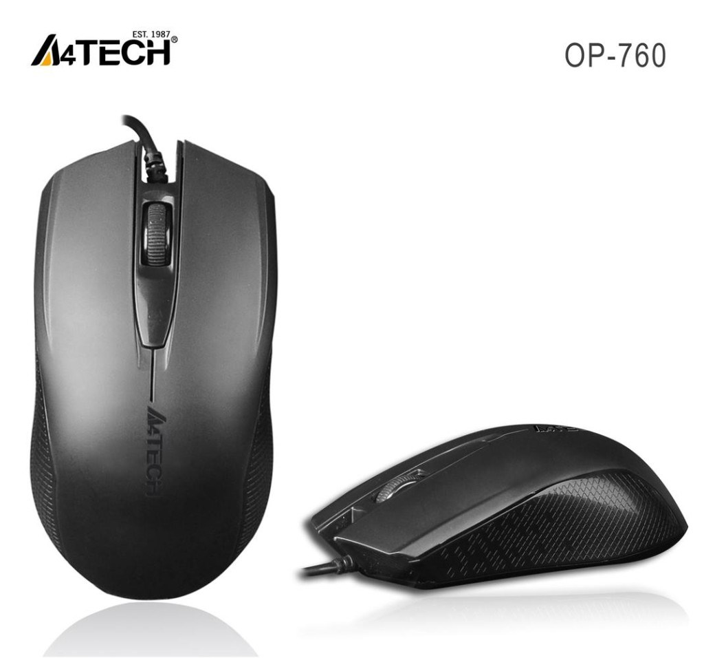 A4TECHA4 Tech Op-760 Usb Siyah V-Track 1000 Dpı Mouse4711421934763