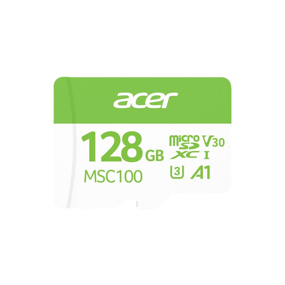 ACERAcer MSC100 128GB microSD U3 V30 A1 Aksiyon Kamera & Güvenlik Kamerası Uyumlu840300001617