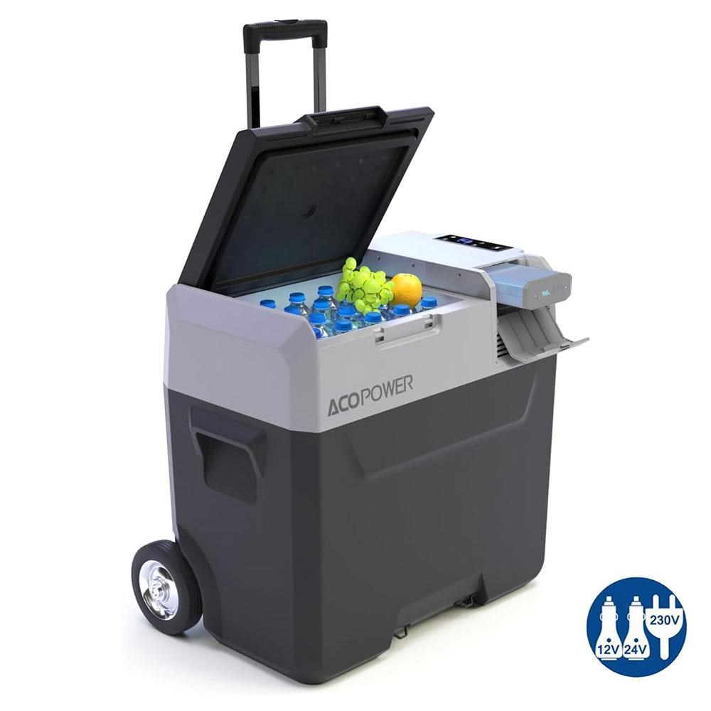 AcopowerAcopower PX50 12/24/220Volt 50Litre Kompresörlü Tekerlekli Outdoor Oto Buzdolabı (Akü Dahil Değildir)PX50
