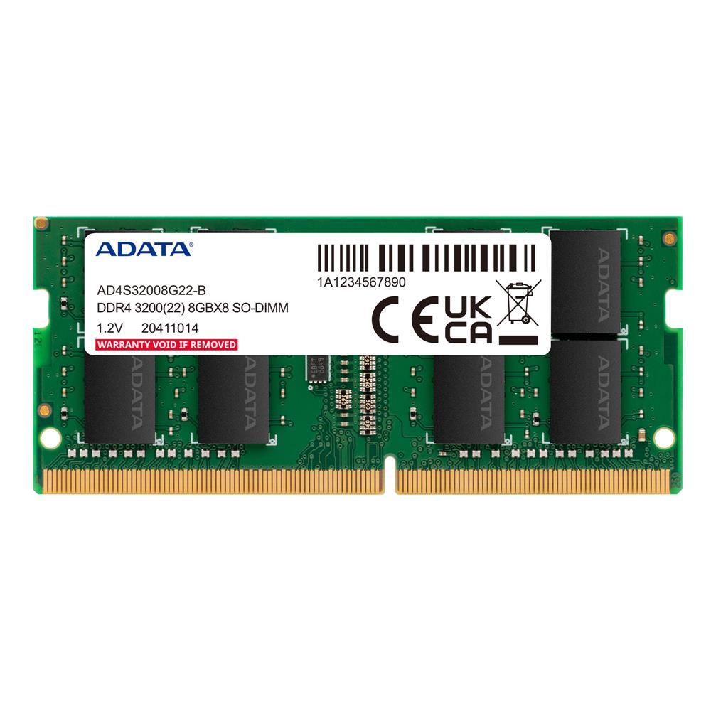 ADATAAdata 8GB DDR4 3200MHz 260Pin 1.2V Notebook Ram4711085930774
