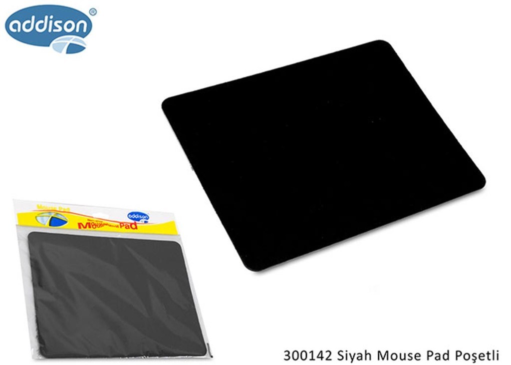 ADDISONAddison 300142  Siyah Mouse Pad Poşetli8680096087301