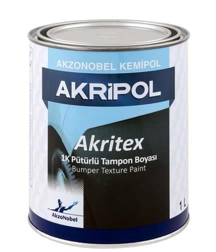 AkzoNobel AkzoNobel Akripol Akritex 1k Pütürlü Plastik Tampon Boyası 1 LitrePütürlü Plastik Tampon Boyası 1 Litre