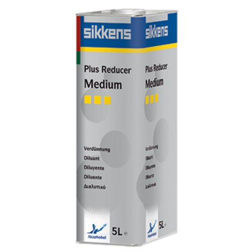 AkzoNobel AkzoNobel Sikkens AutoBase Plus Reducer Akrilik Tiner Medium 5 Litre Tiner Medium 5 Litre