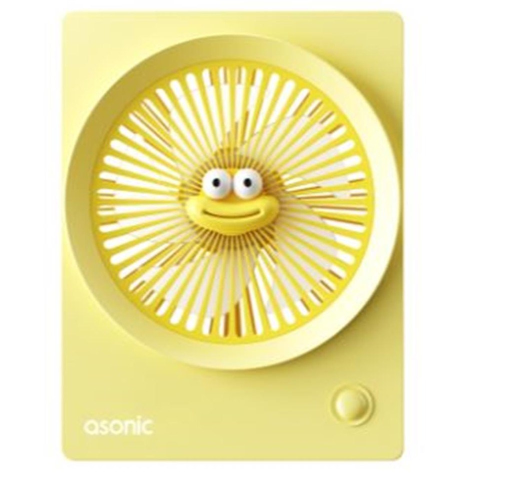 EVERESTAsonic AFN23 Sarı 500mAh 3 Hız Kademeli Masaüstü Usb Fan8680096142307