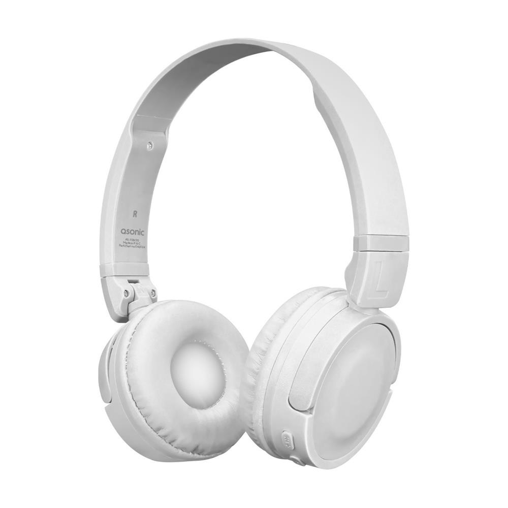ASONİCAsonic As-XBK55 Beyaz TF Kart Özellikli Bluetooth Kulaklık8680096135149