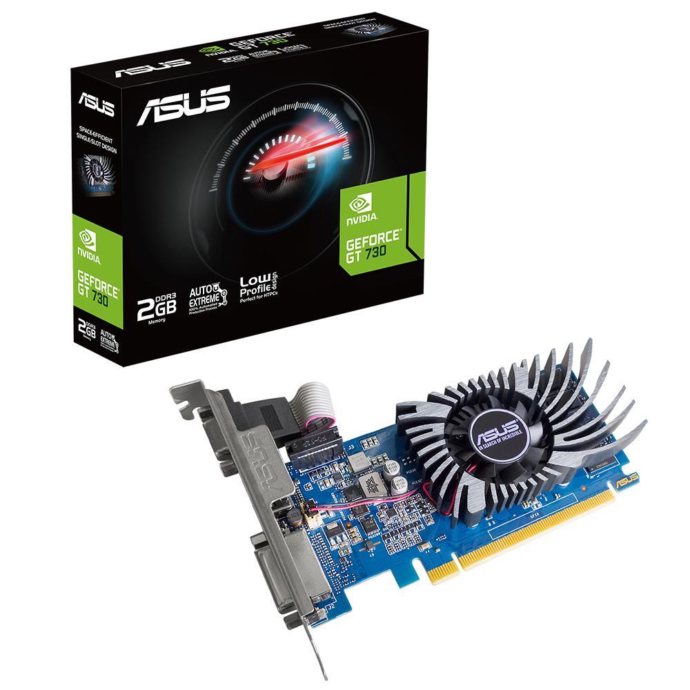 ASUSAsus Nvidia GeForce GT730 2GB 64Bit GDDR5 (Analog+HDMI+DVI) Ekran Kartı GT730-SL-2GD5-BRK4711081715689