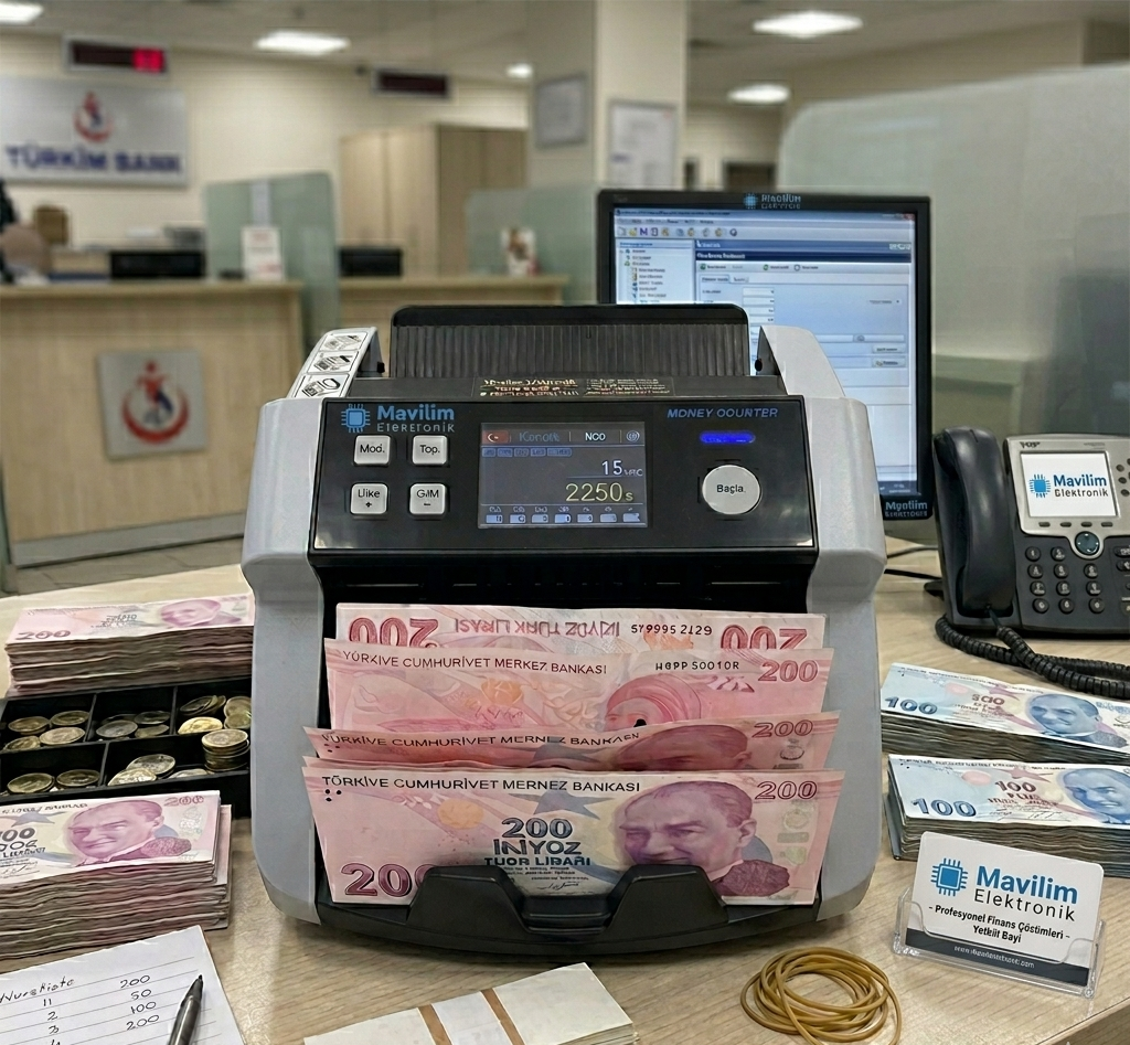 Bill CounterBill Counter 5300 Karışık Para Sayma Makinesi TL, / EURO, USD Adet Sayımı TÜRKÇE EKRANLIBill Counter 5300