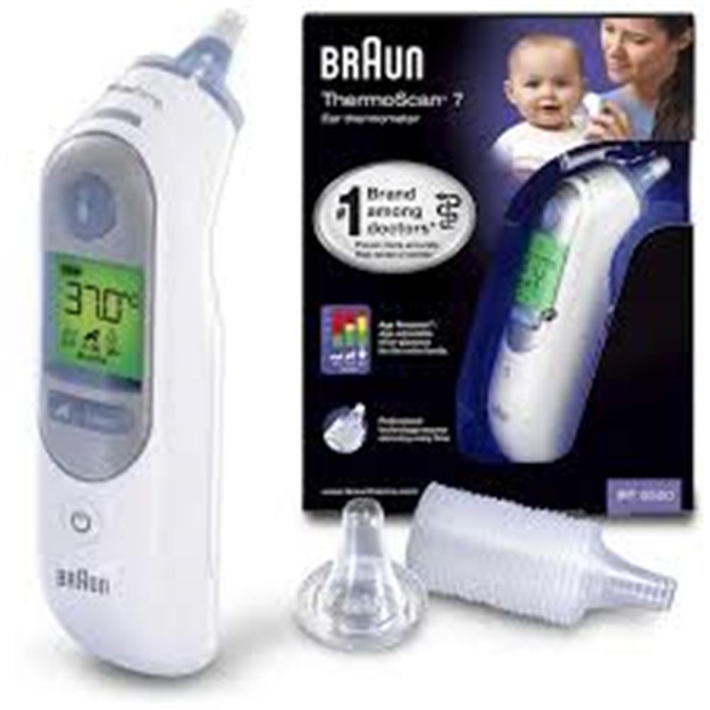 BRAUNBraun Thermoscan 7 Irt 6520 Kulaktan Ölçen Ateş Ölçer4022167652195