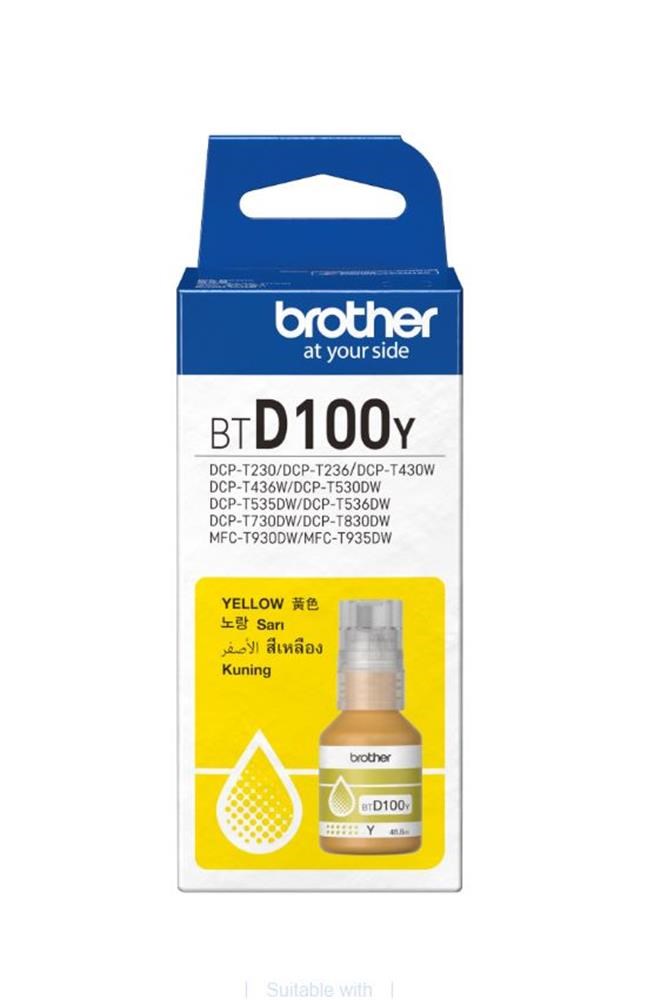 BrotherBrother BTD100Y Yellow Sarı 5.000 Sayfa Şişe Mürekkep DCP-T430-T530-T730-T830  MFC-T930-T9354977766837118