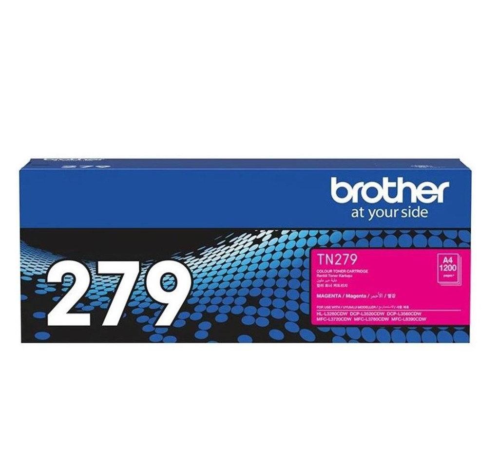 BrotherBrother TN-279M Magenta Kırmızı Toner HL-L3280CDW  DCP-L3520-3560 MFC-L3720-3760-8390 1.200 Sayfa4977766828291