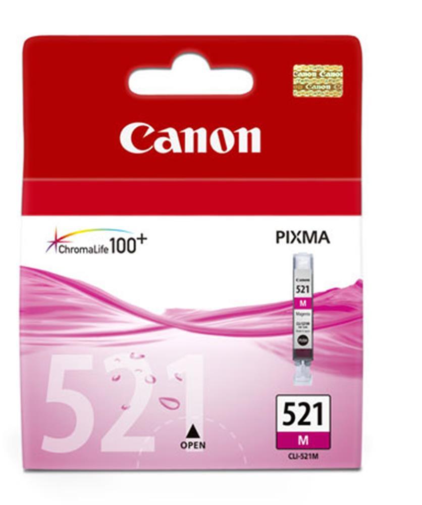 CANONCanon CLI-521M Magenta Kırmızı Mürekkep Kartuş MP260-540-550-560-620-630 MX860-8704960999641812