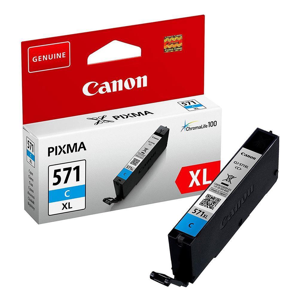 CANONCanon CLI-571XL C Cyan Mavi Yüksek Kapasiteli Mürekkep Kartuş TS5050-90504549292032857