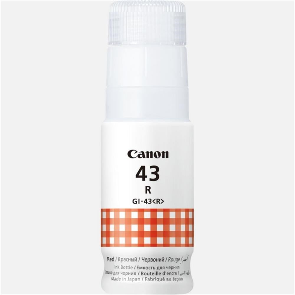 CANONCanon GI-43R Red Kırmızı Şişe Mürekkep G540-G6404549292178883