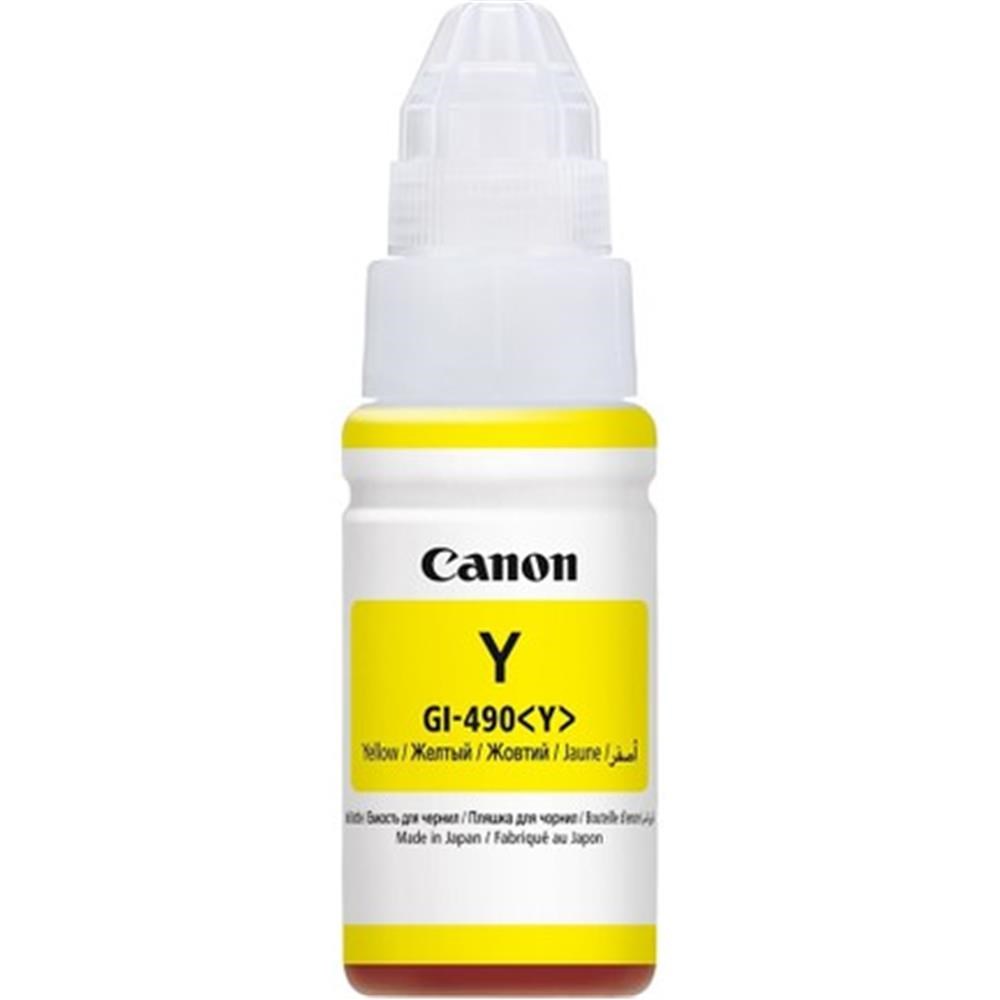 CANONCanon GI-490Y Yellow Sarı Şişe Mürekkep G1411-2411-3411-44114549292041781